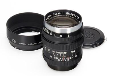 Lot 169 - Nippon Kogaku Japan f.M39 Nikkor-P.C 2/8.5cm Black