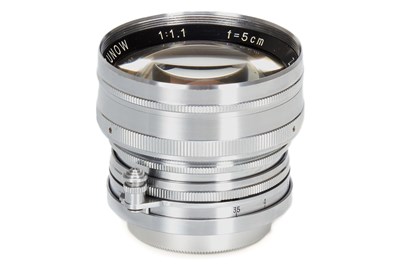 Lot 178 - Zunow Opt.Co. f. M39 Zunow 1.1/5cm Chrome