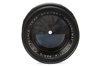 Lot 198 - Kinoptik, Paris Apochromat Focale 2/75mm
