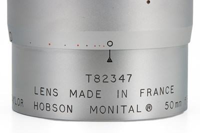 Lot 203 - Som Berthiot Rank Taylor Hobson Monital  0.95/50mm
