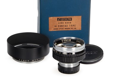 Lot 205 - Zunow Opt.Co. f. Contax Zunow 1.1/5cm Black