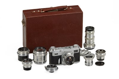 Lot 208 - Zeiss Ikon Contax Jena Outfit