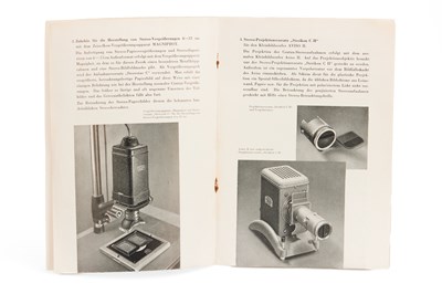 Lot 211 - Zeiss Ikon  'Contax-Stereophotographie' Booklet