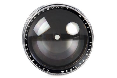 Lot 214 - Carl Zeiss Jena Biotar 1.5/7.5cm