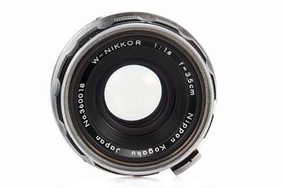 Lot 230 - Nippon Kogaku Japan W-Nikkor 1.8/3.5cm + 3.5cm Finder