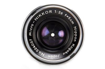 Lot 231 - Nippon Kogaku Japan Micro-Nikkor 3.5/5cm