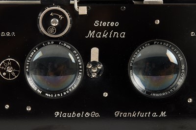 Lot 277 - Plaubel  Stereo-Makina 6x13cm