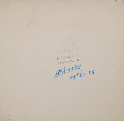 Lot 26 - JAROSLAV RÖSSLER (1902–1990)
