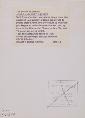 Lot 52 - CECIL BEATON (1904–1980)