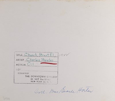 Lot 59 - CHARLES R. SHEELER (1883–1965)