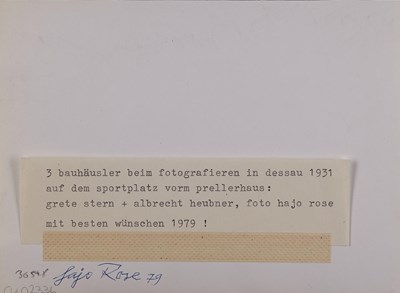 Lot 89 - HAJO ROSE (1910–1989)