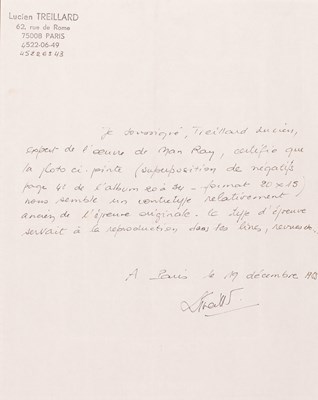Lot 17 - MAN RAY (1890–1976)