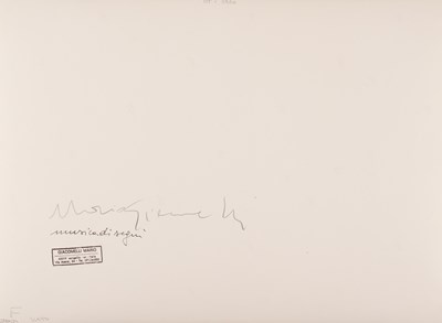 Lot 46 - MARIO GIACOMELLI (1925–2000)