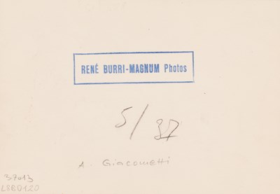 Lot 94 - RENÉ BURRI (1933–2014)