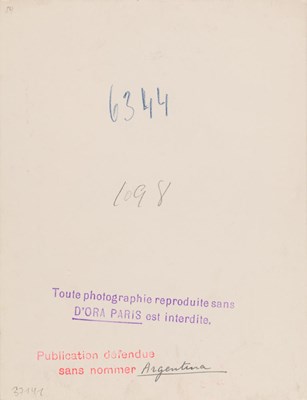Lot 6 - MADAME D'ORA (1881–1963)