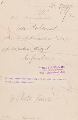 Lot 22 - TRUDE FLEISCHMANN (1895–1990)