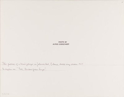 Lot 68 - ALFRED EISENSTAEDT (1898–1995)