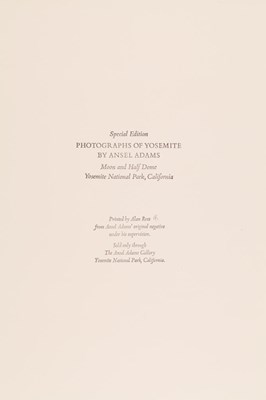 Lot 69 - ANSEL ADAMS (1902–1984)
