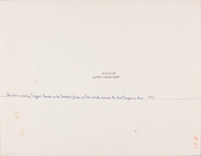 Lot 77 - ALFRED EISENSTAEDT (1898–1995)