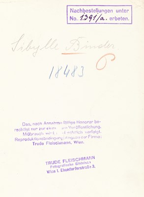 Lot 26 - TRUDE FLEISCHMANN (1895–1990)