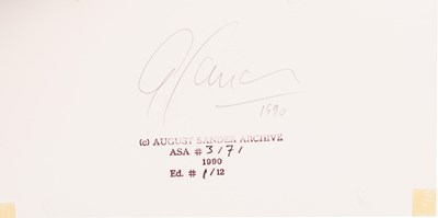 Lot 33 - AUGUST SANDER (1876–1964)