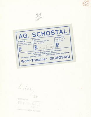 Lot 38 - PAUL WOLFF (1887–1951)