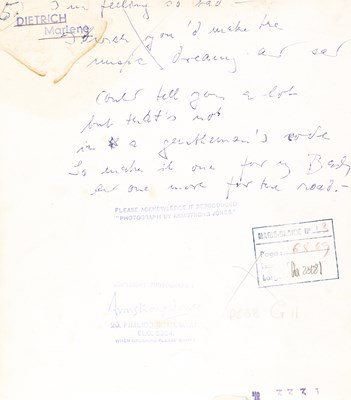 Lot 47 - LORD SNOWDON / TONY ARMSTRONG JONES (1930–2017)