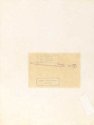 Lot 57 - RUDOLF SCHWARZKOGLER (1940–1969)