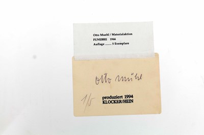 Lot 63 - OTTO MUEHL (1925–2013)