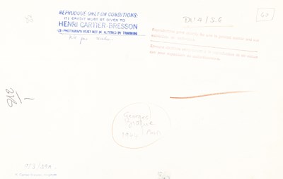 Lot 76 - HENRI CARTIER-BRESSON (1908–2004)