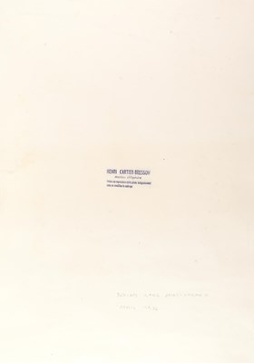 Lot 80 - HENRI CARTIER-BRESSON (1908–2004)