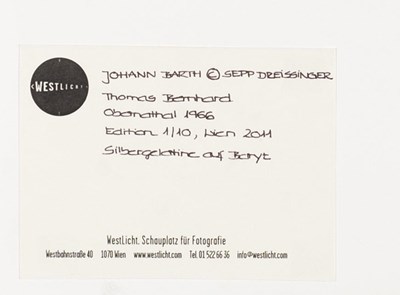 Lot 140 - JOHANN BARTH (1931–2009)