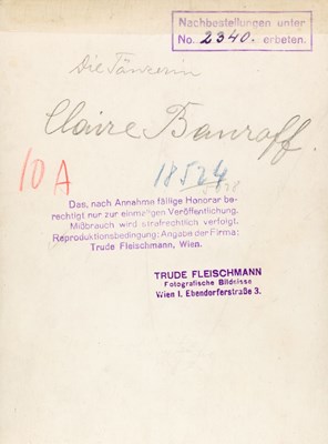 Lot 30 - TRUDE FLEISCHMANN (1895–1990)
