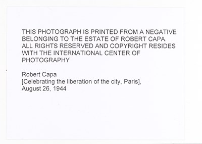 Lot 135 - ROBERT CAPA (1913–1954)