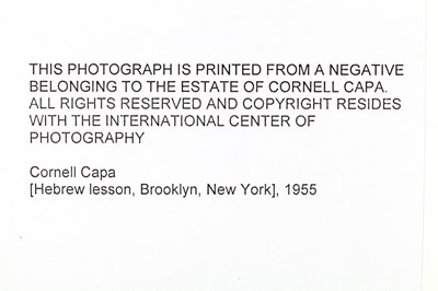 Lot 144 - CORNELL CAPA (1918–2008)