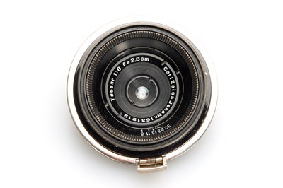Lot 3 - Carl Zeiss Jena f. Contax Tessar 8/2.8cm Nickel + Finder