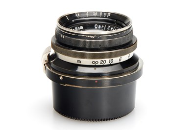 Lot 4 - Carl Zeiss Jena f. Contax  Biotar 2/4cm Black/Nickel