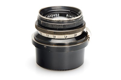 Lot 4 - Carl Zeiss Jena f. Contax  Biotar 2/4cm Black/Nickel