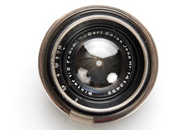 Lot 4 - Carl Zeiss Jena f. Contax  Biotar 2/4cm Black/Nickel