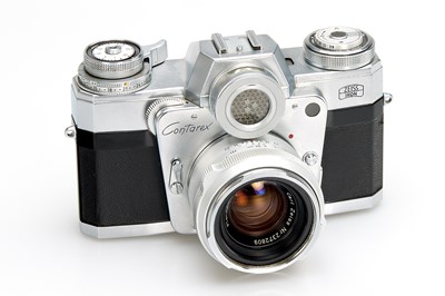 Lot 11 - Zeiss Ikon Contarex Bull's Eye + Planar 2/50mm