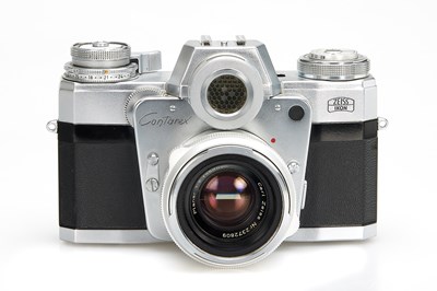 Lot 11 - Zeiss Ikon Contarex Bull's Eye + Planar 2/50mm