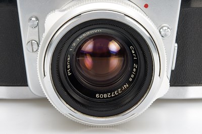Lot 11 - Zeiss Ikon Contarex Bull's Eye + Planar 2/50mm