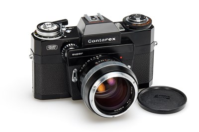Lot 13 - Zeiss Ikon Contarex Super Black 2.Model + Planar 1.4/55mm