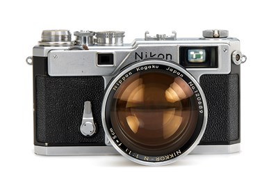 Lot 19 - Nikon S3 Chrome + Nikkor 1.1/5cm