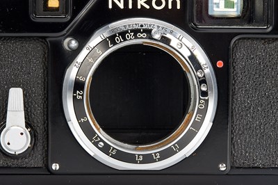 Lot 20 - Nikon S3 Olympic Black Paint + Nikkor 1.1/5cm