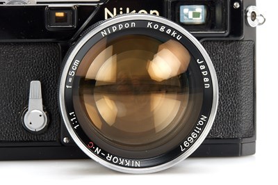 Lot 20 - Nikon S3 Olympic Black Paint + Nikkor 1.1/5cm