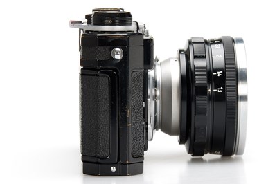 Lot 20 - Nikon S3 Olympic Black Paint + Nikkor 1.1/5cm