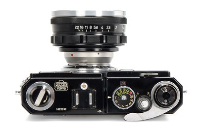 Lot 20 - Nikon S3 Olympic Black Paint + Nikkor 1.1/5cm