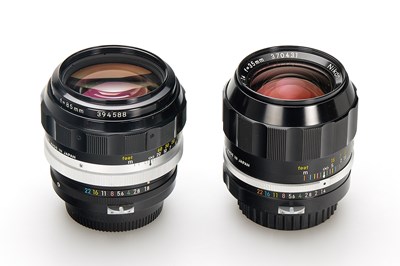 Lot 23 - Nikon F Eyelevel Black Motor Outfit