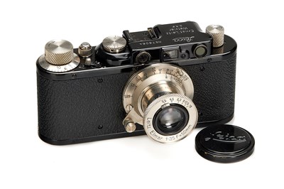 Lot 66 - Leica II Mod. D Black/Nickel + Elmar 3.5/50mm